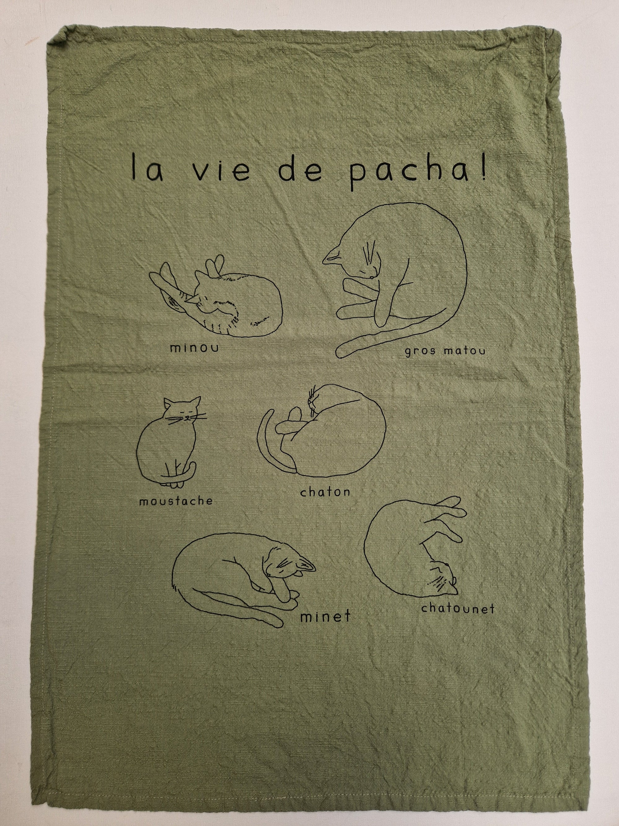Cat Tea Towel