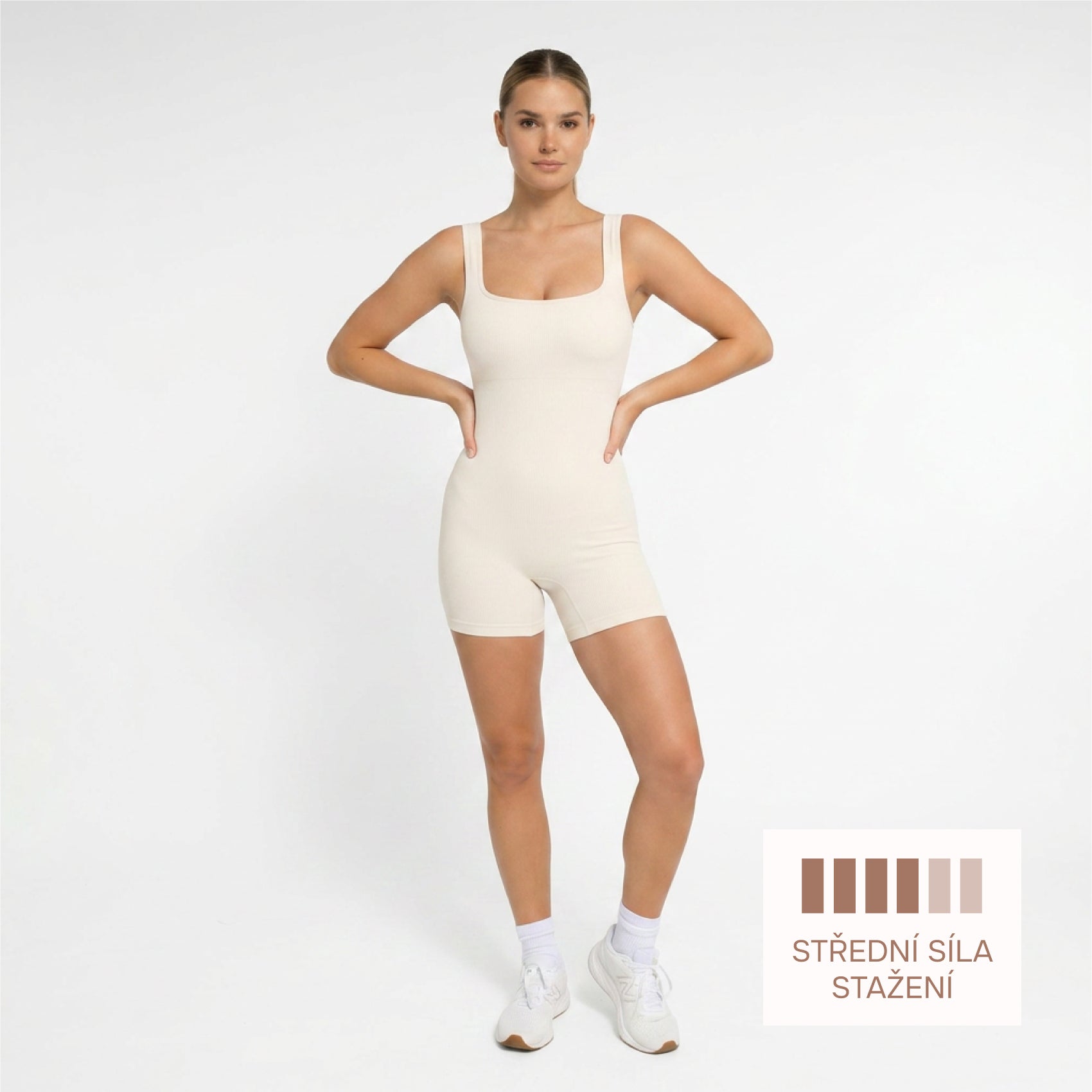 Shaping Summer Jumpsuit for Every Occasion, WHITE size other: M/L