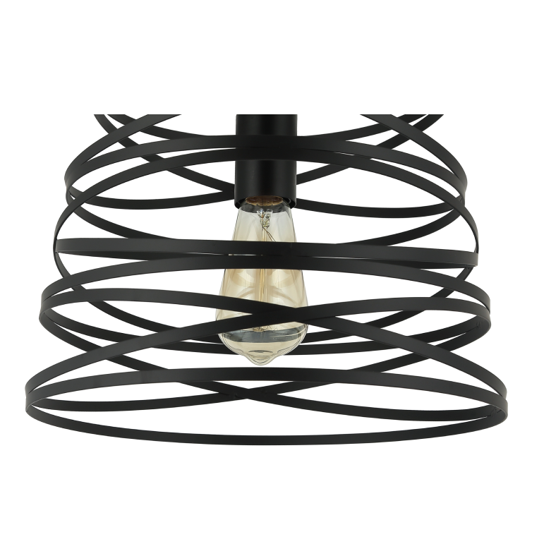 Chericoni Asti Pendant Lamp - 1 light - Ø 35 cm - Black - Made of Iron & Metal