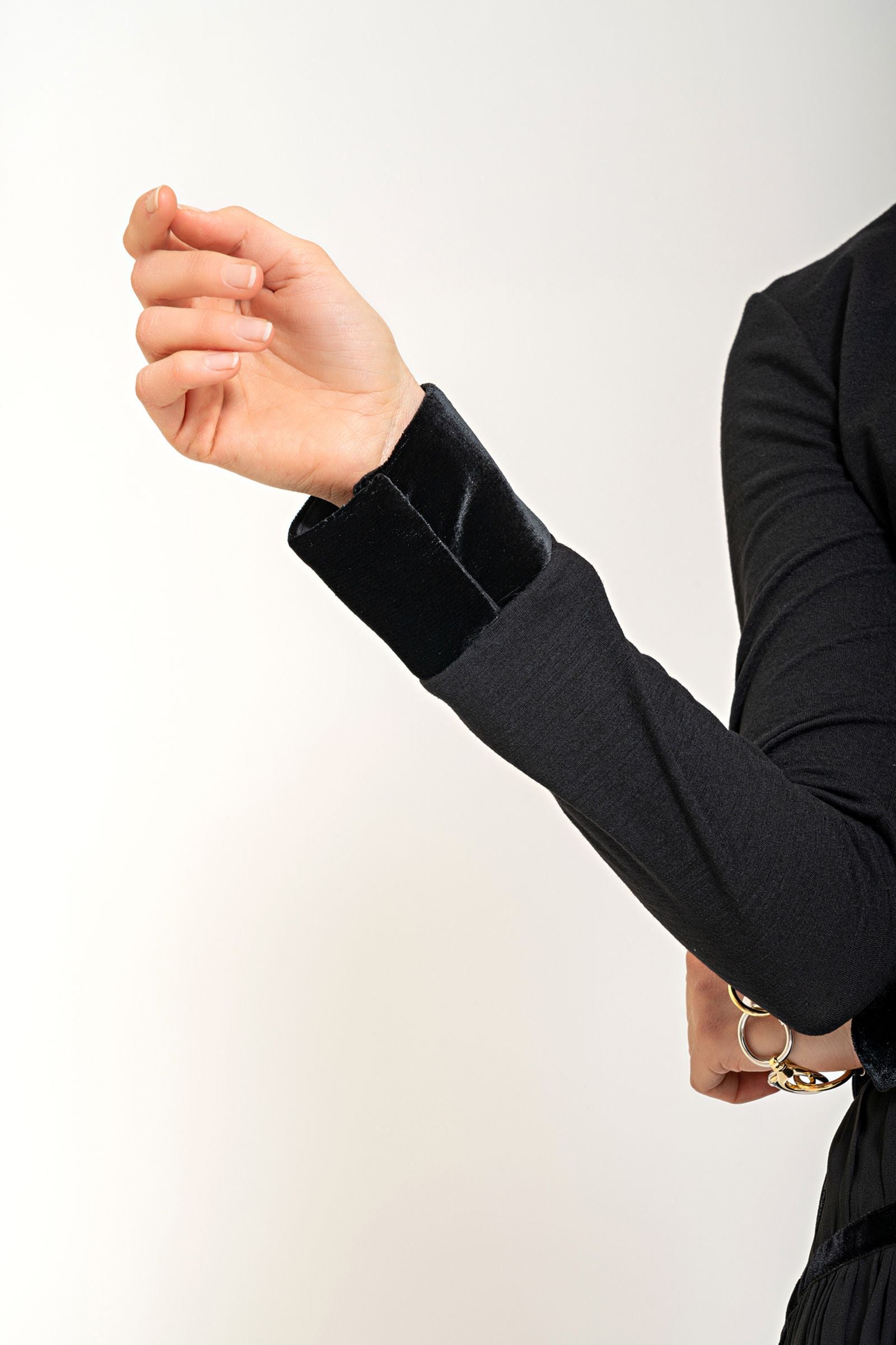 Langarm T-Shirt met Borduursel