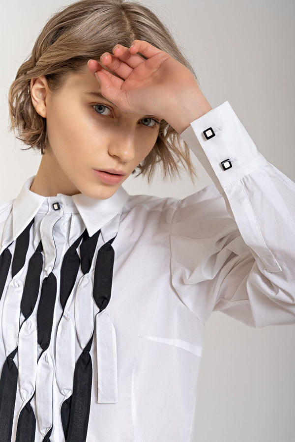 Shirt with Plastron