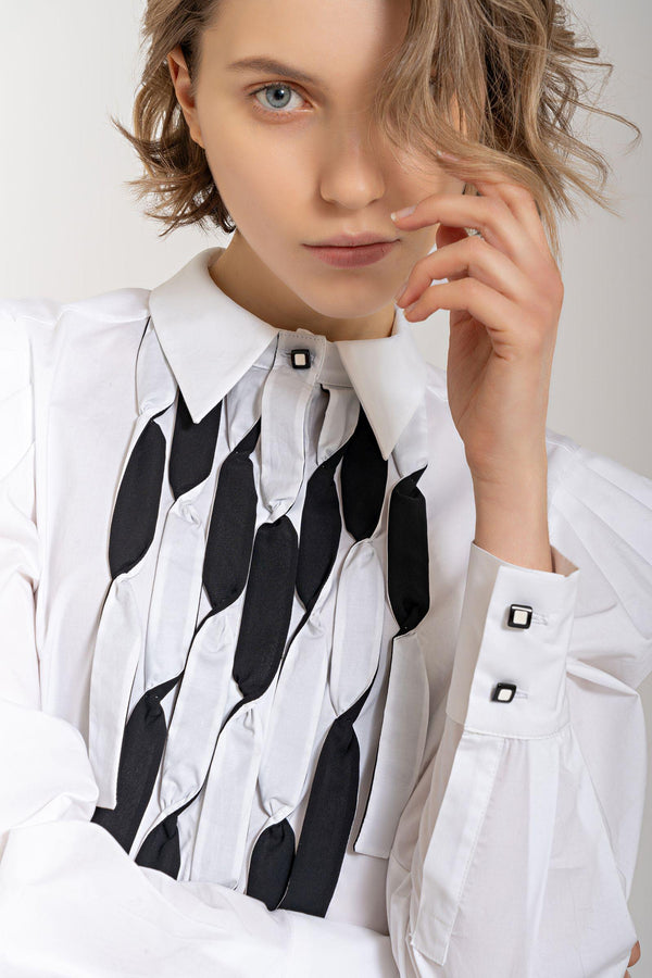 Shirt with Plastron