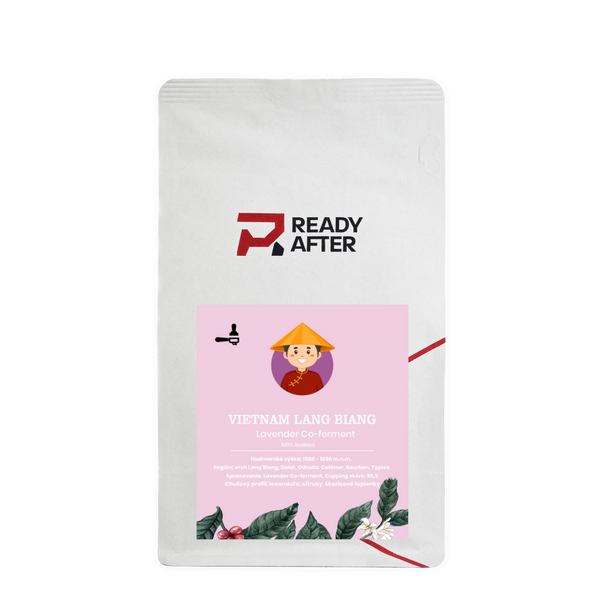 Vietnam Lang Biang Levandulový Co-ferment - 100% Arabica Káva Balení: 200g