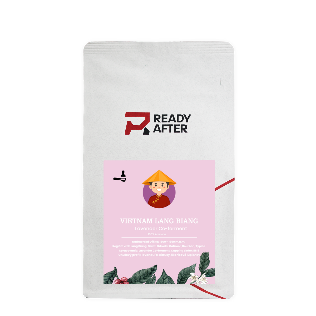 Vietnam Lang Biang Lavender Co-ferment - 100% Arabica Coffee Packaging: 1000g
