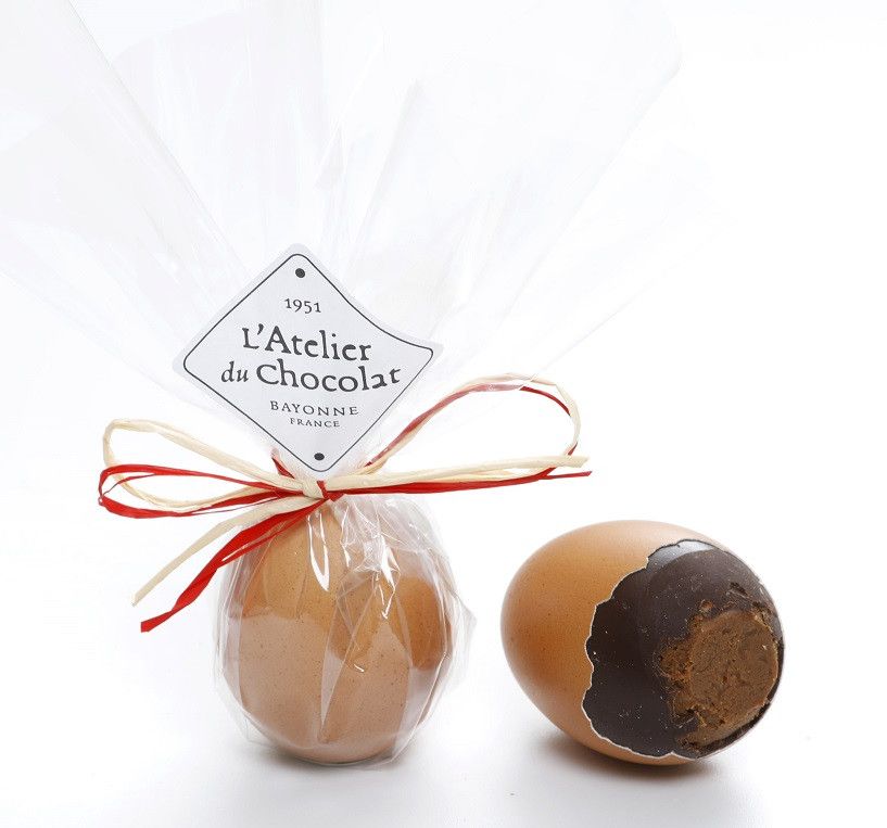 Dark Chocolate Praline Shell Egg Easter