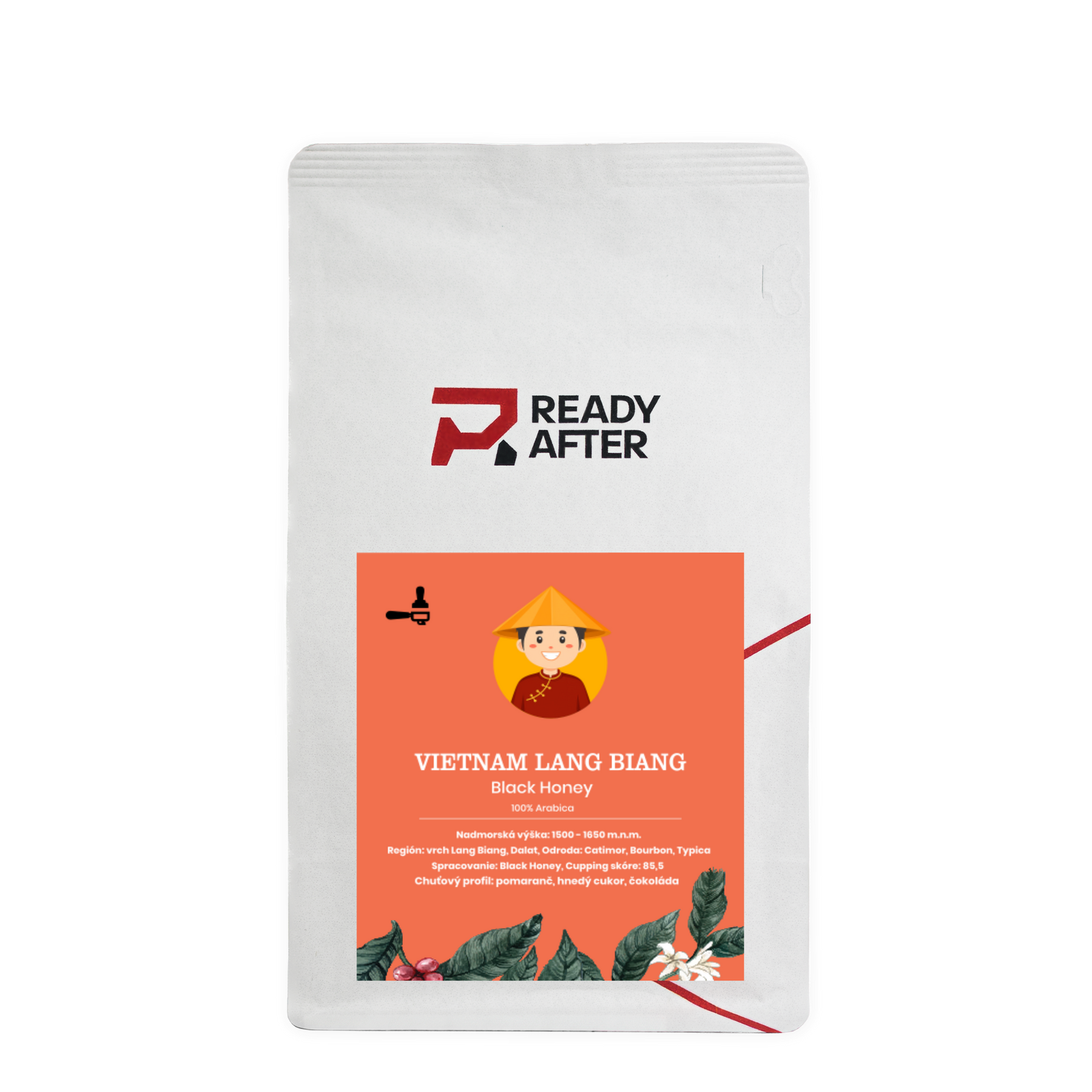 Vietnam Lang Biang Černý med - 100% Arabica káva Balení: 200g
