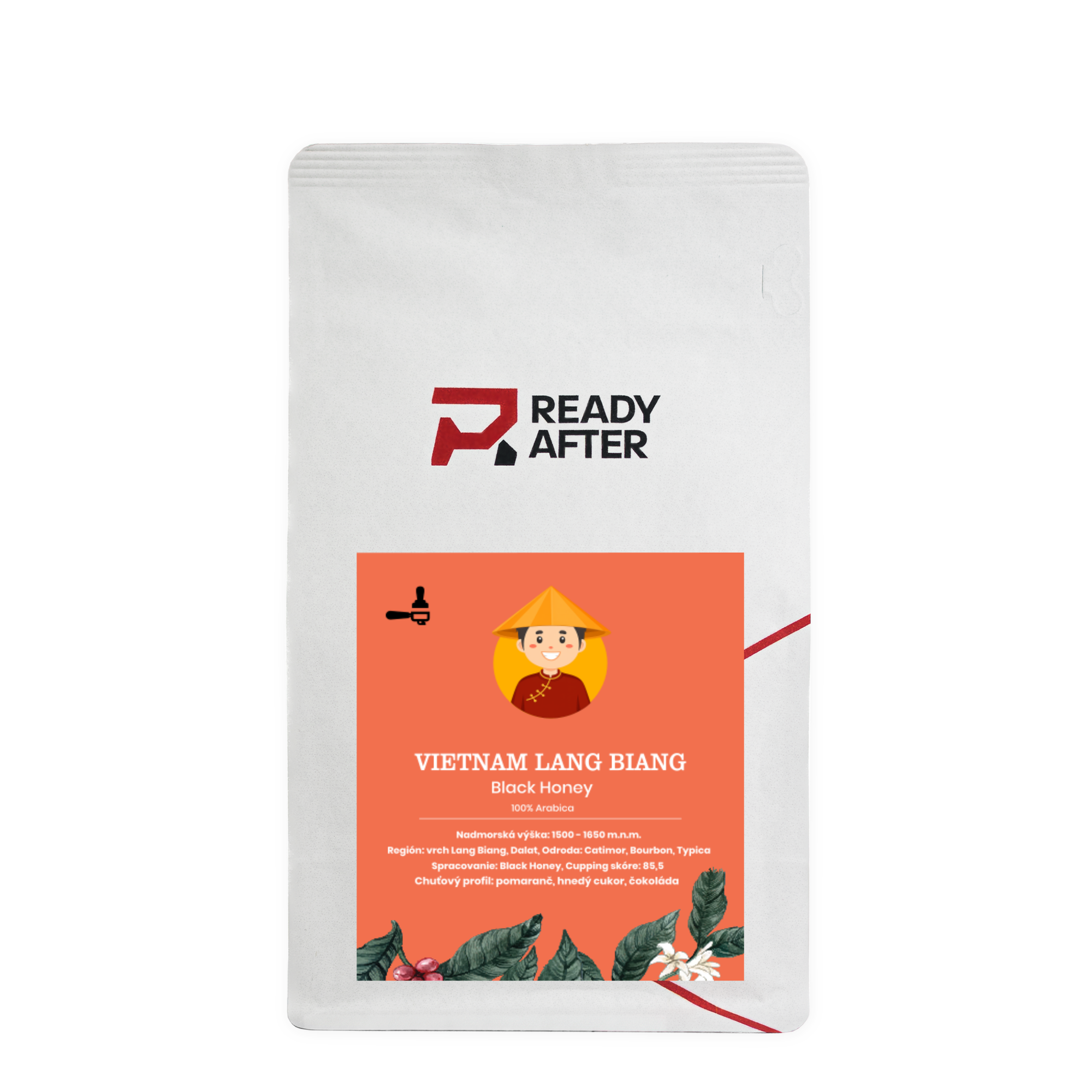 Vietnam Lang Biang Black Honey - 100% Arabica Coffee Packaging: 500g