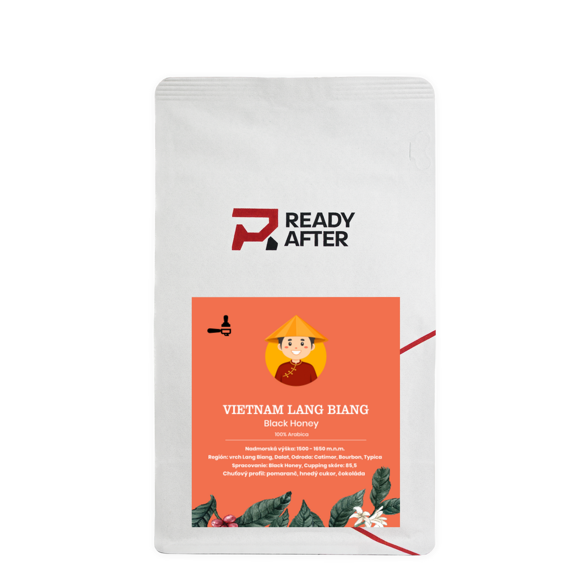 Vietnam Lang Biang Black Honey - 100% Arabica Coffee Packaging: 200g