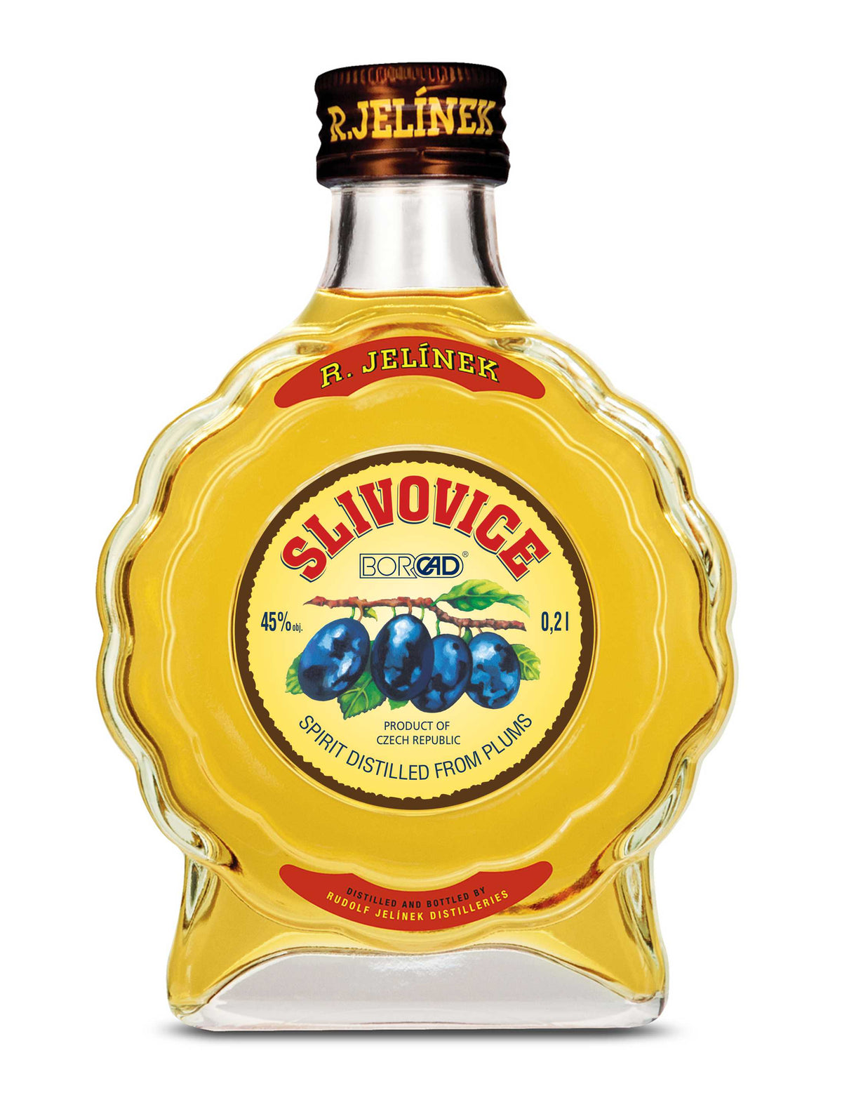 Gift Bottles 0.2L Types: Golden Plum Brandy 0.2L with Gift Label