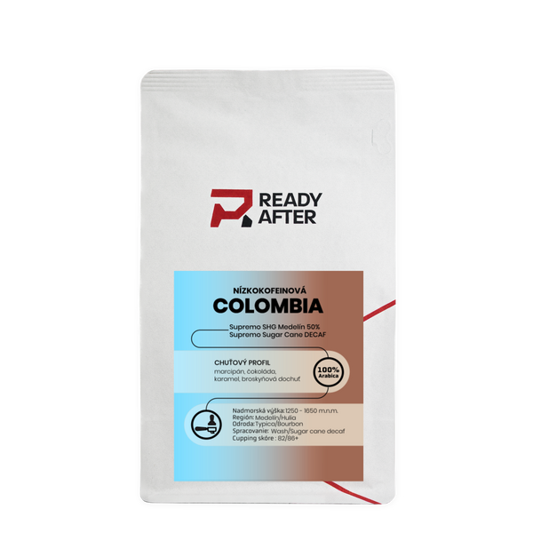 Kolumbie s nízkým obsahem kofeinu - 100% Arabica Balení: 1000g