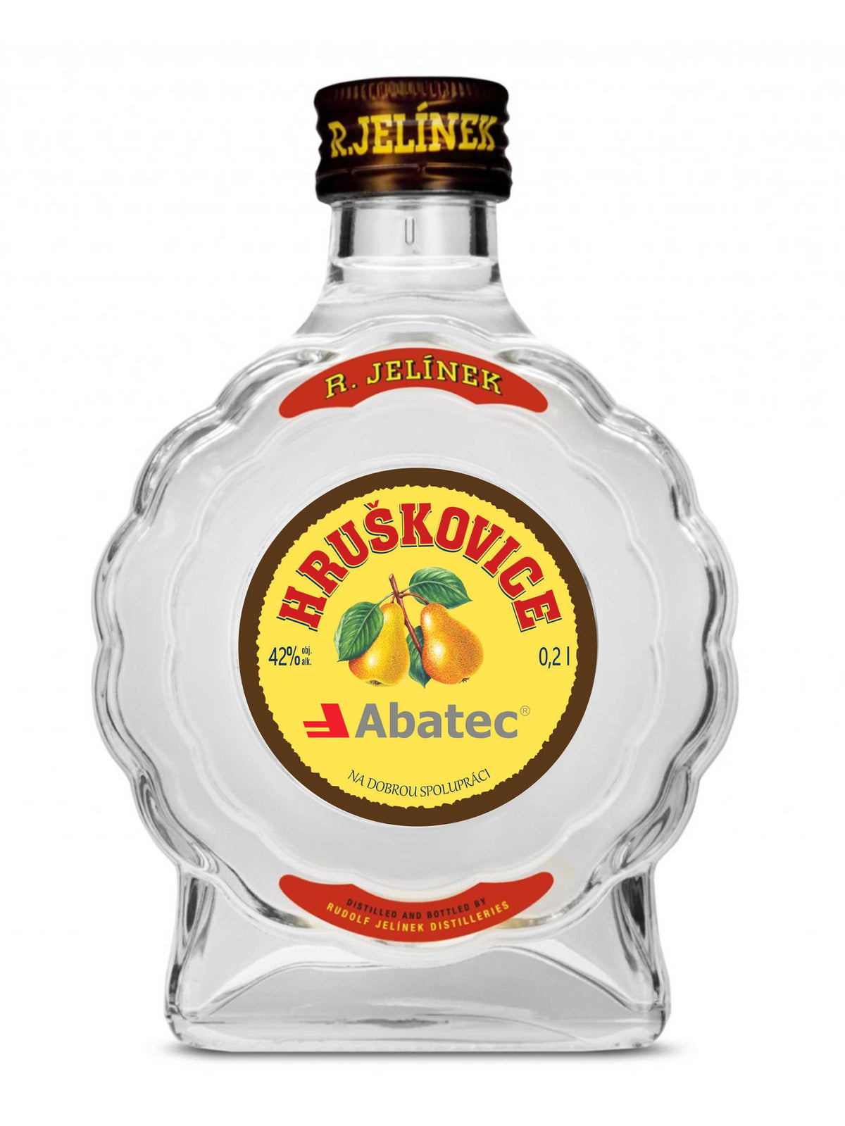 Gift Bottles 0.2L Types: Pear Brandy 0.2L with Gift Label