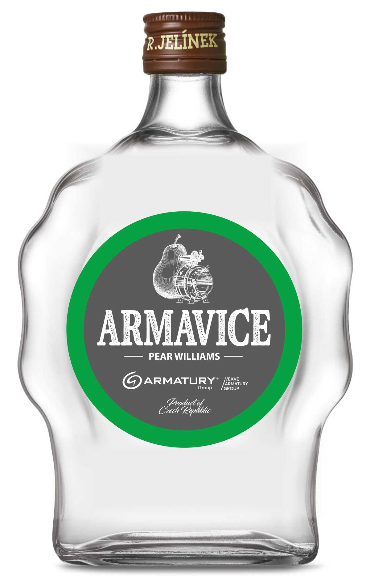 Gift Bottles 0.5L Types: Plum Brandy 0.5L with Gift Label