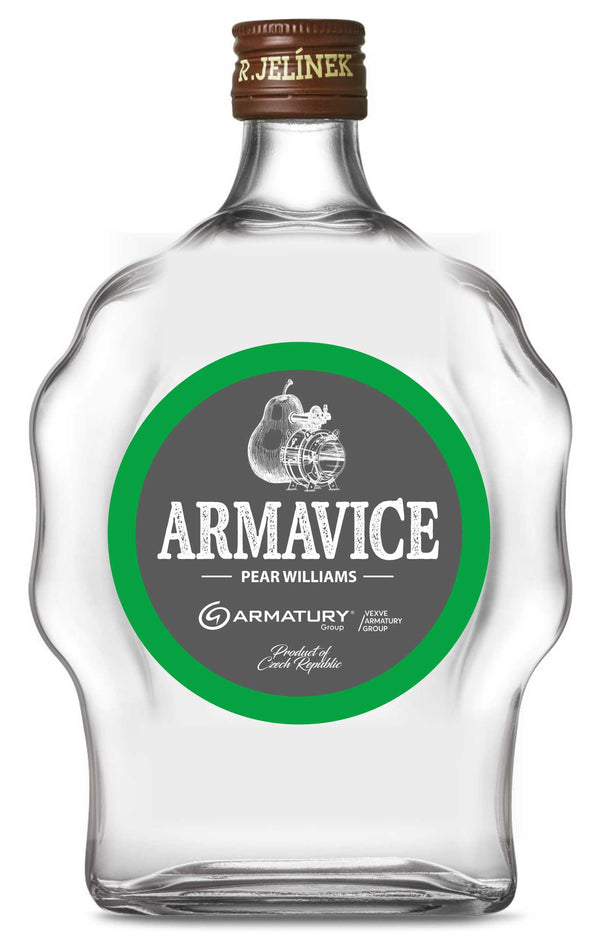 Gift Bottles 0.5L Types: Pear Brandy 0.5L with Gift Label
