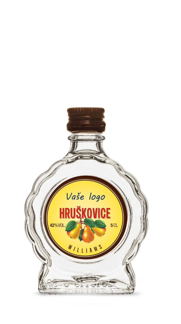 Gift Bottles 0.05L Types: Golden Plum Brandy 0.05L with Gift Label
