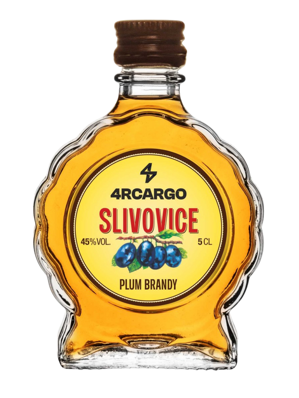 Gift Bottles 0.05L Types: Plum Brandy 0.05L with Gift Label