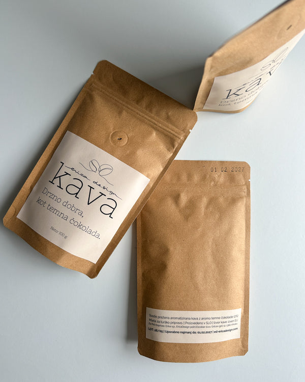 Special ericadesign coffee with dark chocolate aroma | 100g