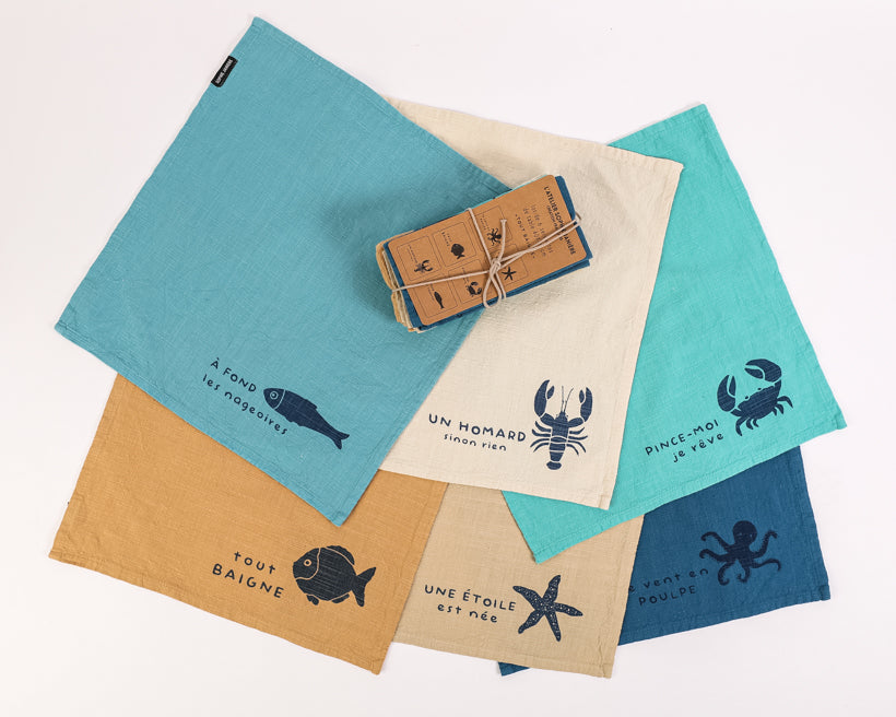 Set of 6 All-Over Table Napkins