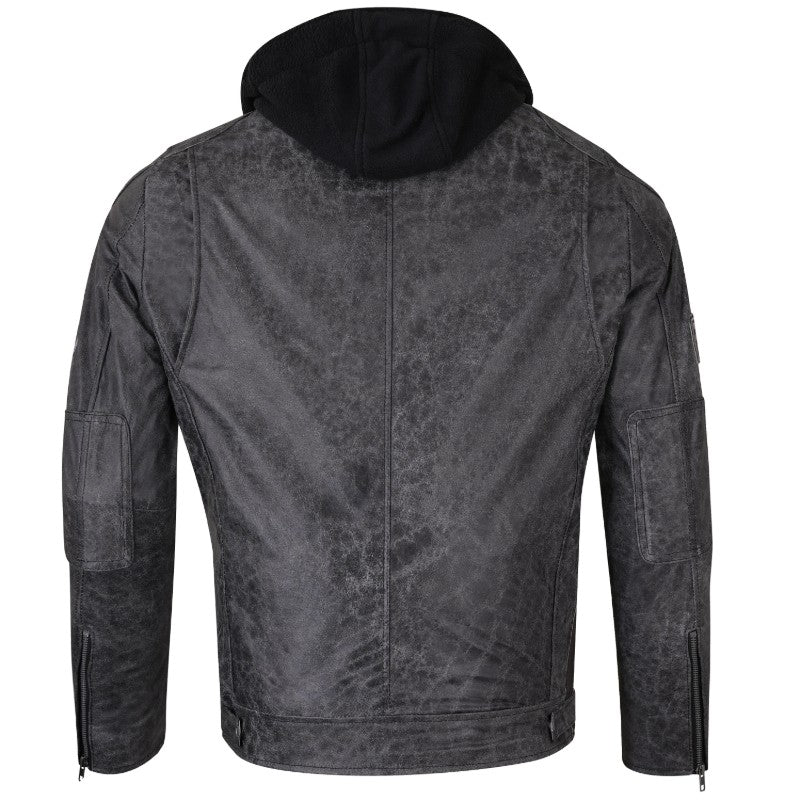 Jaqueta de Couro Masculina para Motocicleta Fifty Eight – Breaker