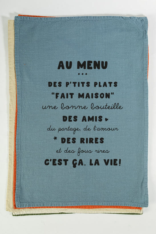 Dish Towels on the Menu