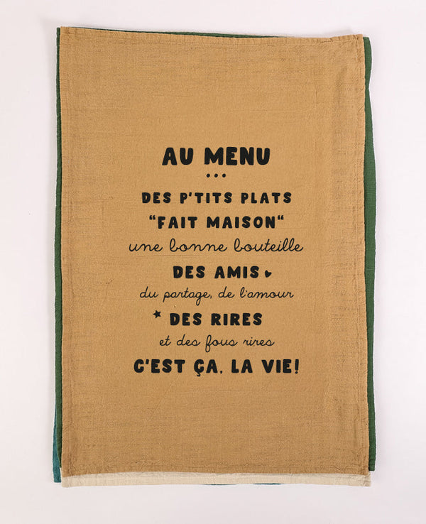 Dish Towels on the Menu