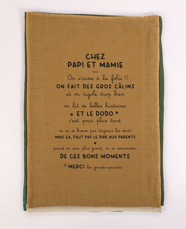 Afwasdoek bij Oma en Opa