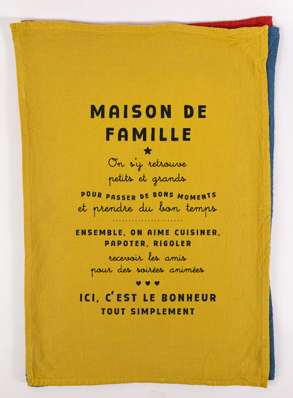 Family Home Tea Towel