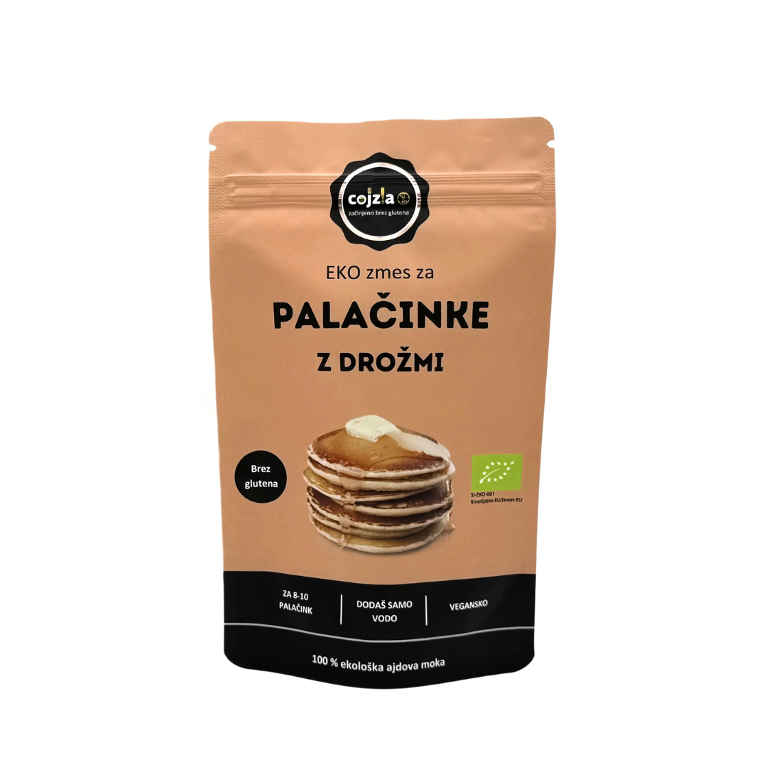 Organic Buckwheat Pancake Mix with Sourdough, 300 g