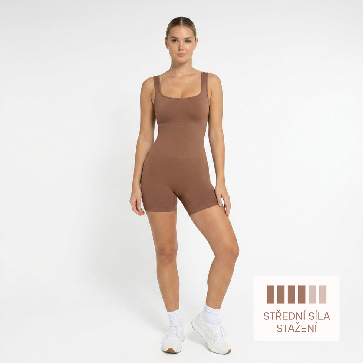 Shaping Summer Jumpsuit for Every Occasion, BROWN XL/XXL