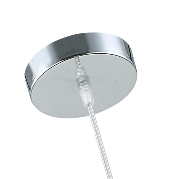 Chericoni Retro Pendant Lamp – Chrome – Black – 5 Lights