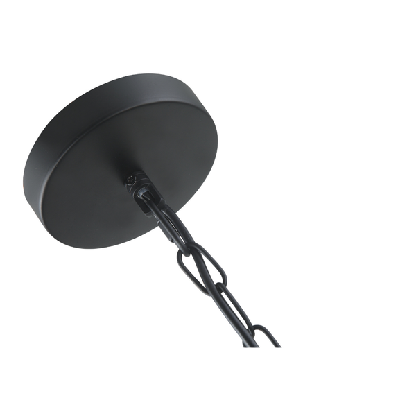 Chericoni Venezia Uno Pendant Lamp - Ø30cm - 1 Flame - Black Metal - Glass