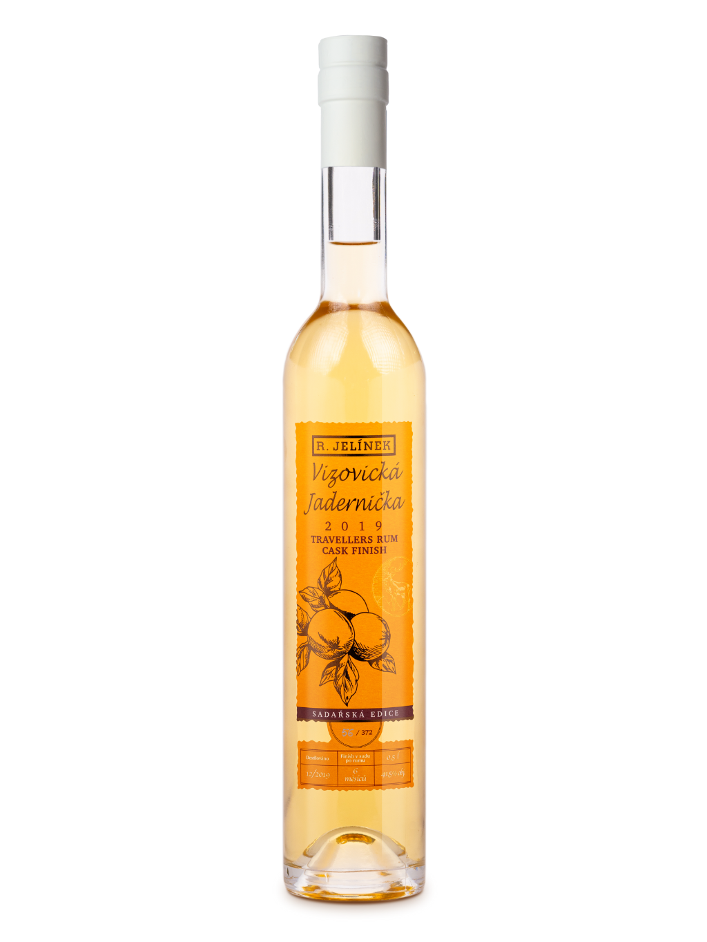 R. JELÍNEK Vizovická jadernička 2015 42% 0,7l (HOLÁ LÁHEV)