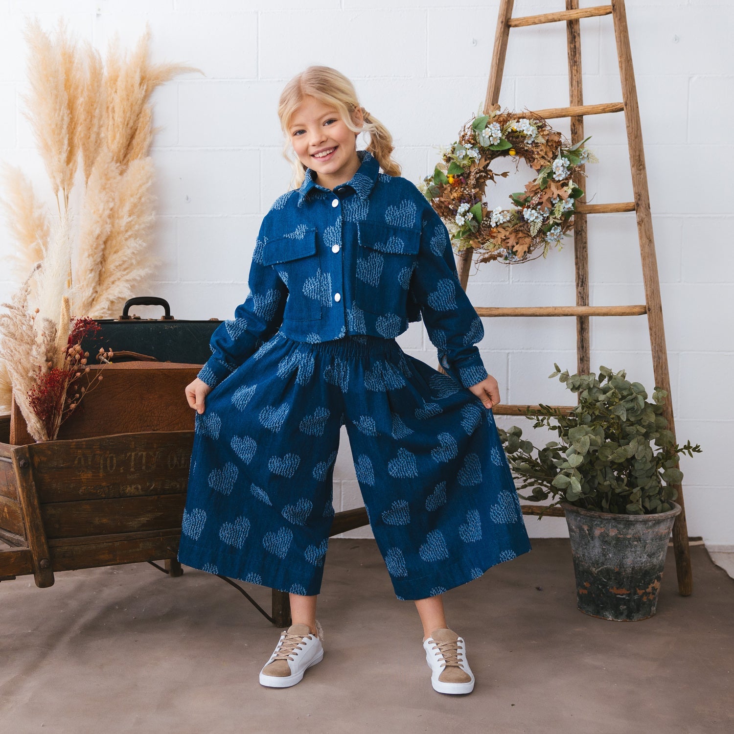 JEANS A Gamba Larga CON CUORI