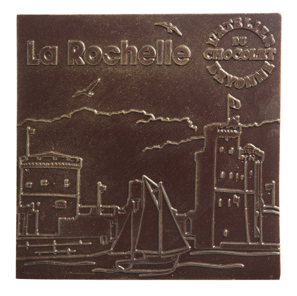 DARK CHOCOLATE PLAQUE - LA ROCHELLE