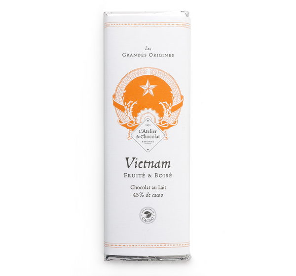 MILK CHOCOLATE BAR FROM VIETNAM'S GREAT ORIGINS