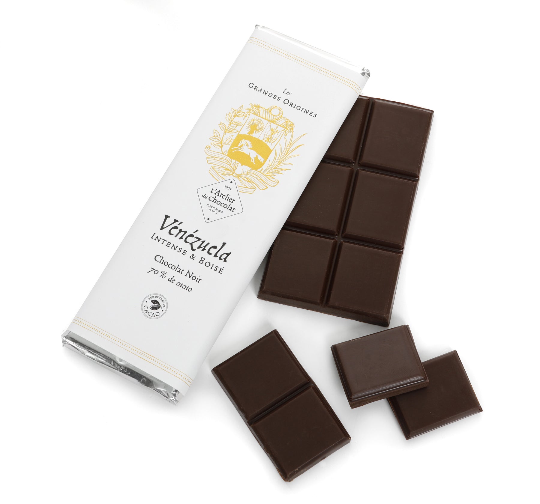 VENEZUELA DARK CHOCOLATE TABLET FROM GREAT ORIGINS