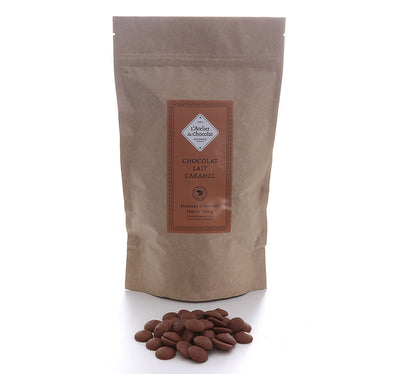 MILK CHOCOLATE CARAMEL PASTILLES ARTISANAL DESSERT
