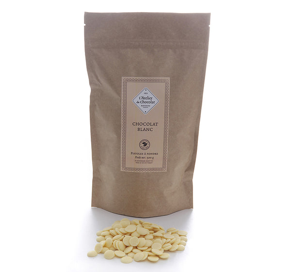 ARTISANAL WHITE CHOCOLATE PISTOLES