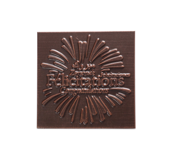 CHOCOLATE BOUQUET CONGRATULATIONS AND ITS RULER OF GAVES STONES