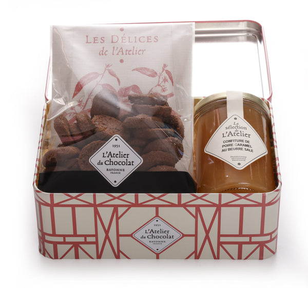 Metal Box Breakfast Cookies Jam
