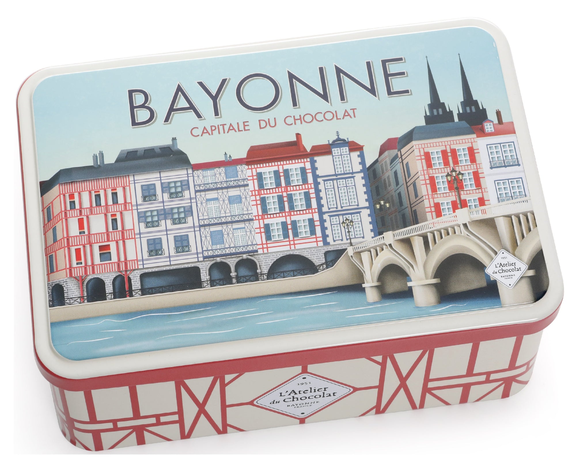 Bayonne Metal Box Chocolate Specialties