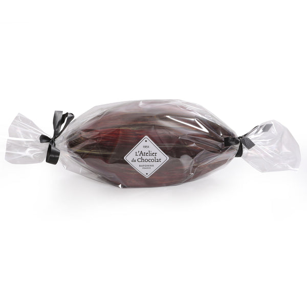 COCOA POD IN CHOCOLATE WITH GOLDEN LEAF FILLING