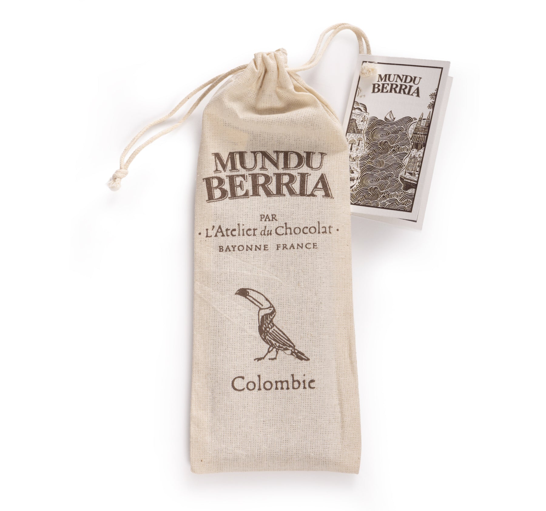 COLOMBIAN DARK CHOCOLATE BAR - MUNDU BERRIA