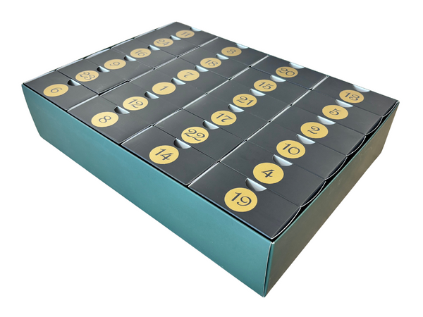 Elegant Coffee Advent Calendar of Coffee Beans