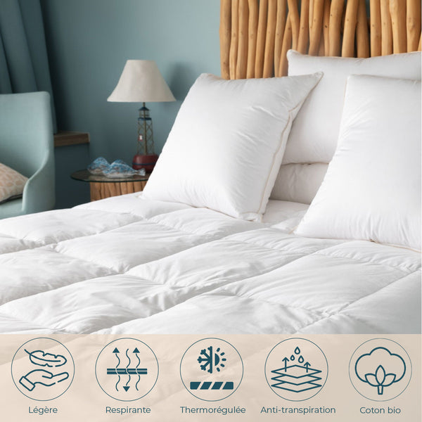 Kraljevska poletna odeja iz racjega puha