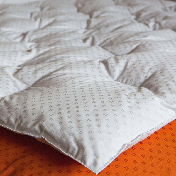 Witte Jacquard Deken