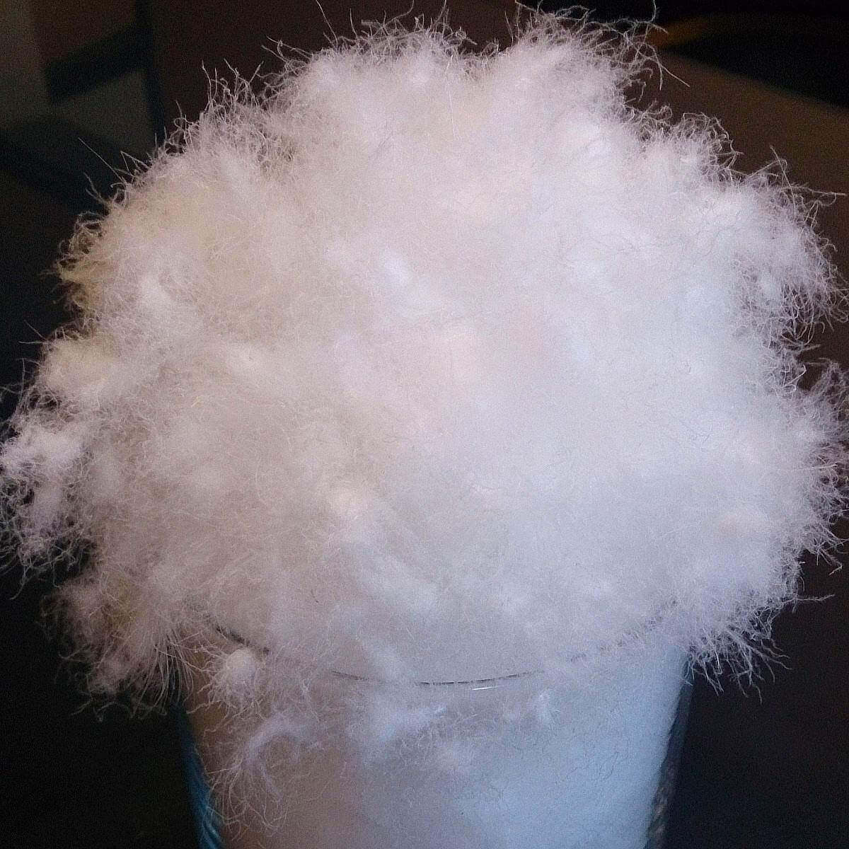 Witte Jacquard Deken