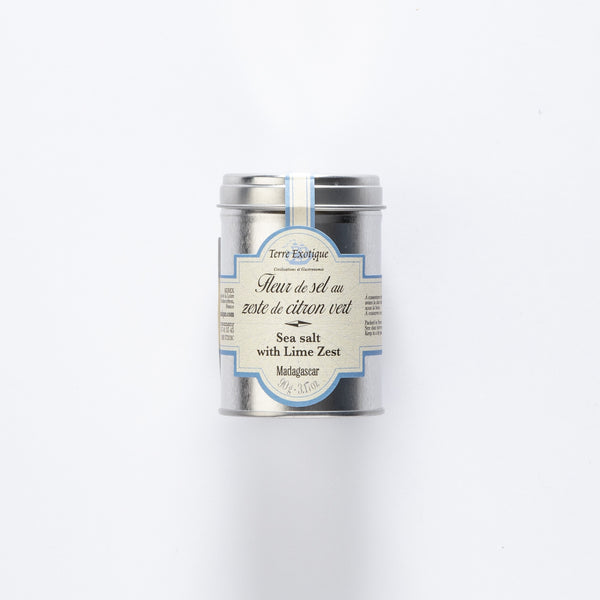 Exotic Land Fleur de Sel with Madagascar Lime Zest