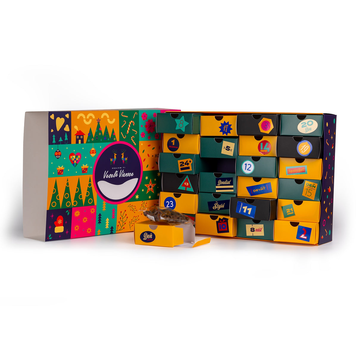 Elegant Coffee Advent Calendar of Coffee Beans