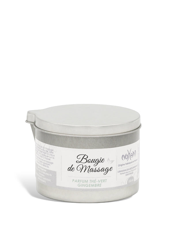 Bougie de massage : "Thé vert et gingembre"
