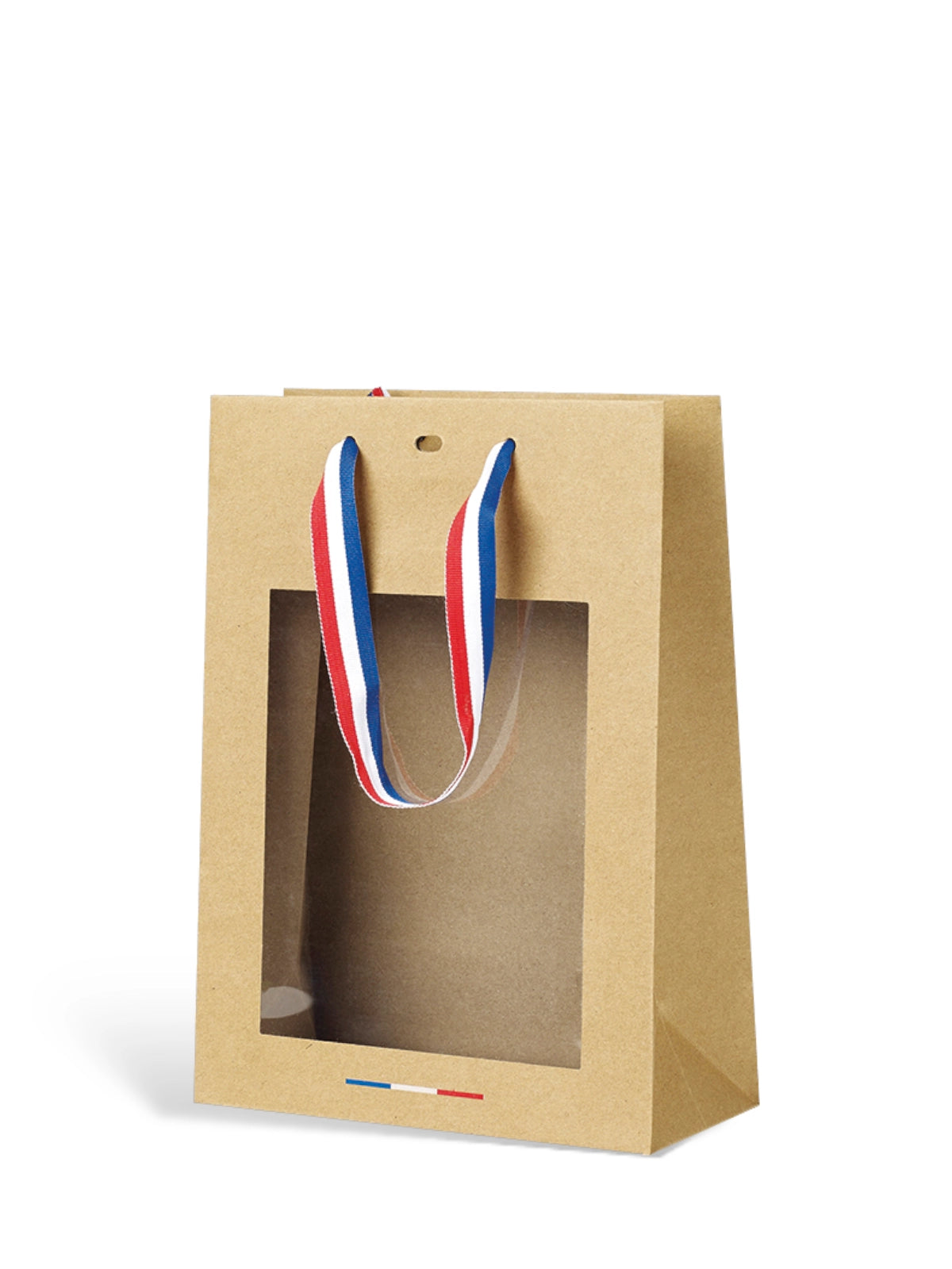 Blue White Red Kraft Bag